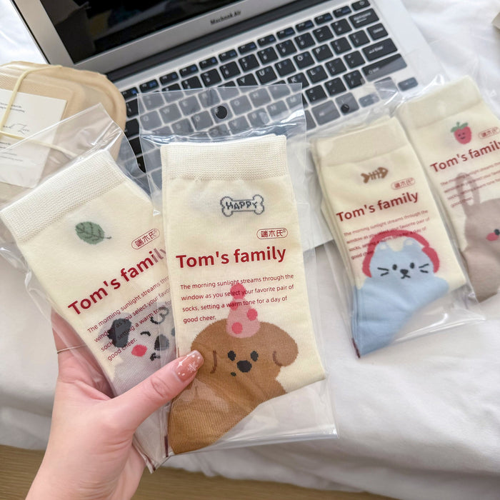 Wholesale Cartoon socks, cute and versatile, boneless socks, pile up socks