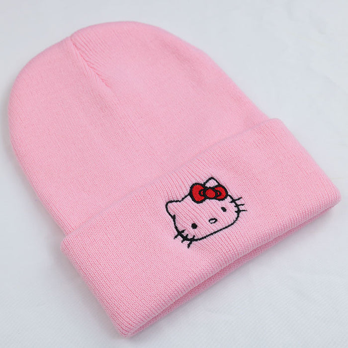 Wholesale Cartoon Embroidery Knitted Beanie JDC-FH-PeiN026