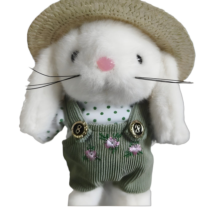 Wholesale Gardener Rabbit Doll  Rabbit Pendant Pendant Doll Plush Toy Birthday Gift