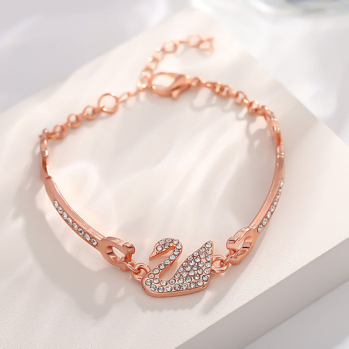 Wholesale Bracelet Swan Flash Fashion Jewelry