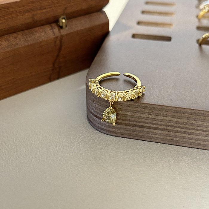 Wholesale Flash diamond zircon ring