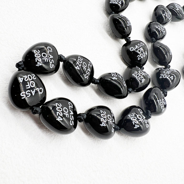 Wholesale Acrylic Imitation Nut Ribbon Knot Graduation Season Ribbon Wreath Necklace