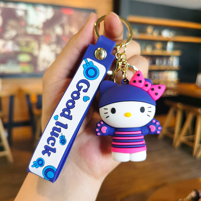 Wholesale Cartoon Doll Silicone Keychain JDC-KC-Tingm238