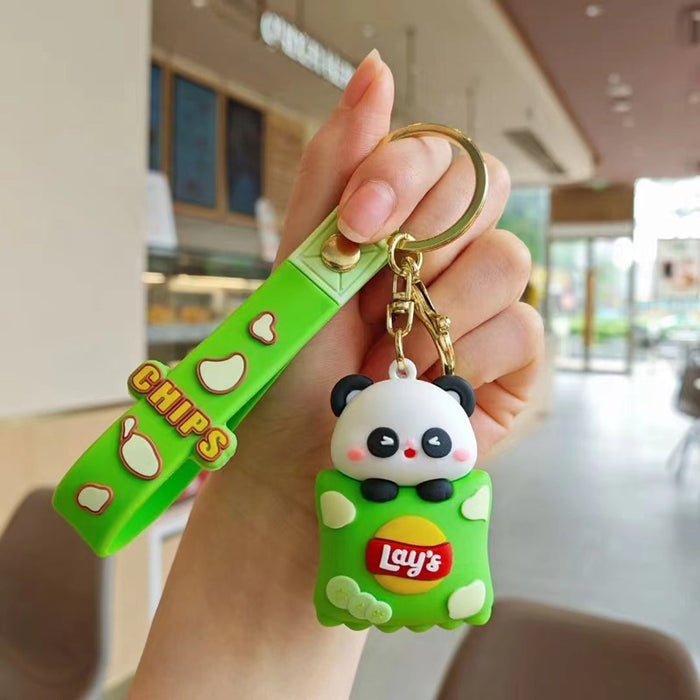 Wholesale Animal keychain doll pendant car bag keychain