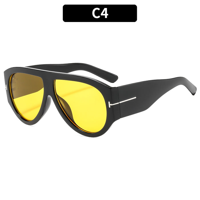 Wholesale Large Frame T-shaped Sun Protection Sunglasses