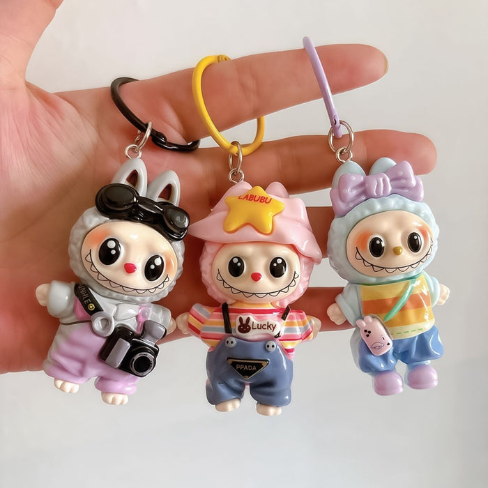 Wholesale Large Cartoon DIY Resin Keychain Cute Bag Charm for Gift Boutique