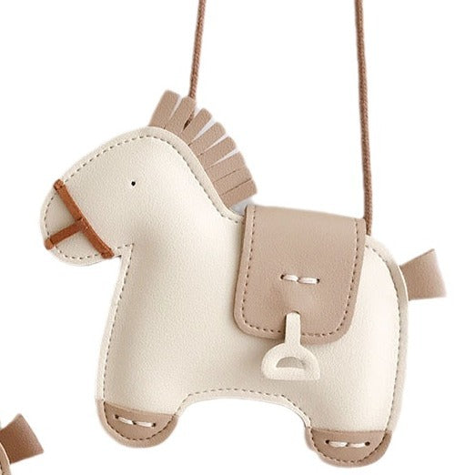 Wholesale  PU leather pony shape children's small bag boys and girls