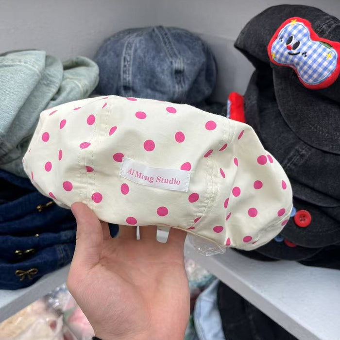 Wholesale Wave point octagonal beret thin cloud design newsboy painter hat