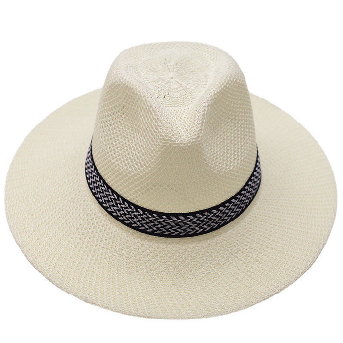 Wholesale Straw Hat Summer Outdoor Men's Sunscreen Sun Hat Breathable