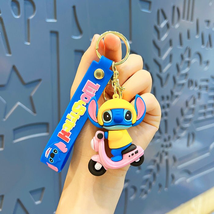 Wholesale   Couple's Cartoon Key Chain Pendant Bag Cute Boys Keychain Decorations  Girls Doll