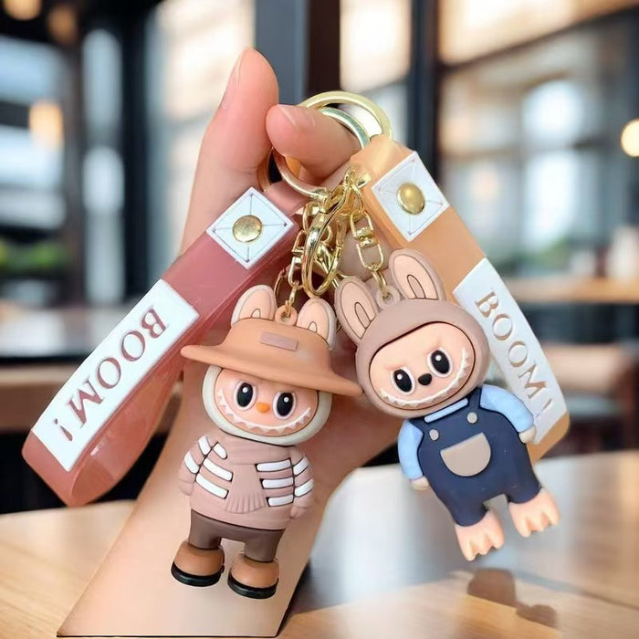 Wholesale Plush plush Keychain School Bag Pendant Key Chain Boys Gift