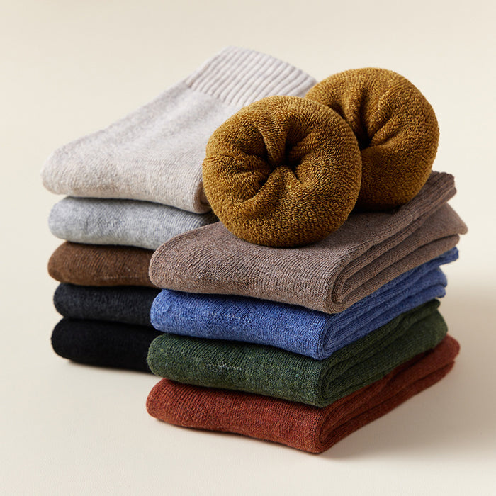 Wholesale Socks, looped socks, long socks, solid color, looped thick, warm midsole