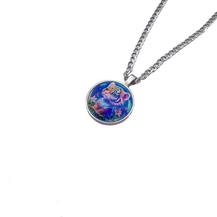 Wholesale Luminous Zodiac Alloy Necklace