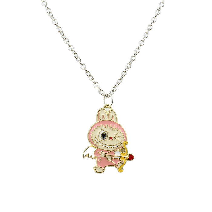 Wholesale Cartoon Jewelry Alloy Dripping Oil  Necklace