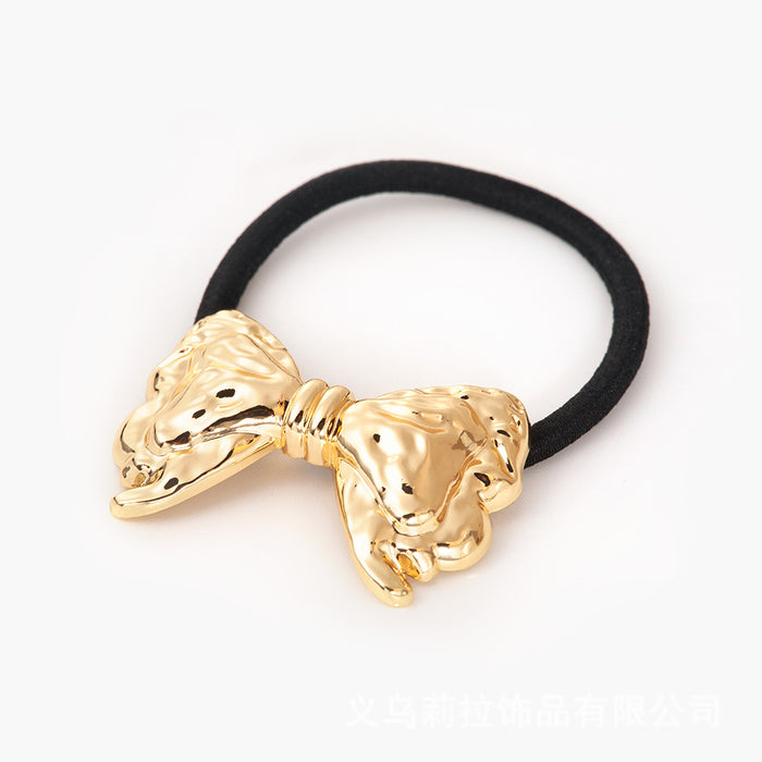 Wholesale Cute bow shape ponytail hair band high quality hair band