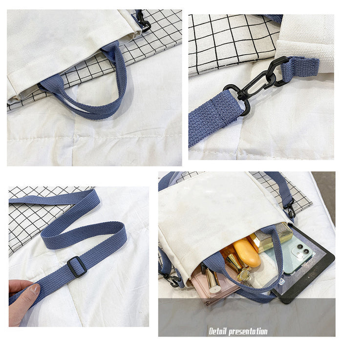 Wholesale KPOP Cartoon Print Canvas Crossbody Shoulder Bags