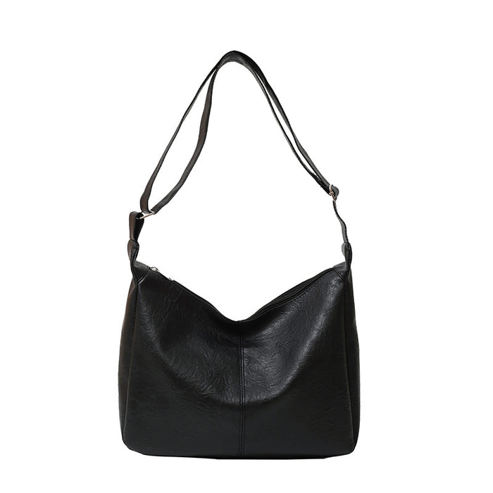 Wholesale New retro large capacity tote bag, fashionable and casual for work and commuting, new single shoulder crossbody bag