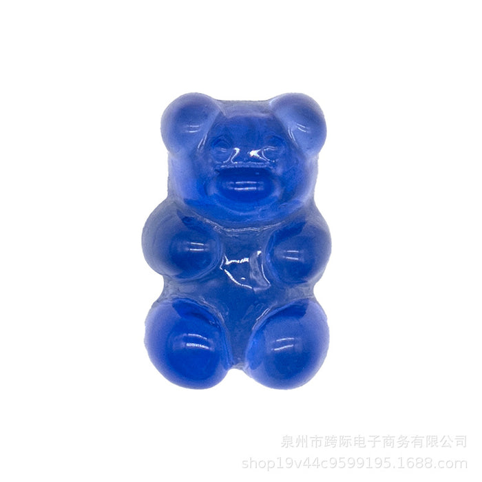 Wholesale Creative Transparent Acrylic Light Color Transparent Bear DIY Shoes Flower Shoes Buckle Accessories Accessories