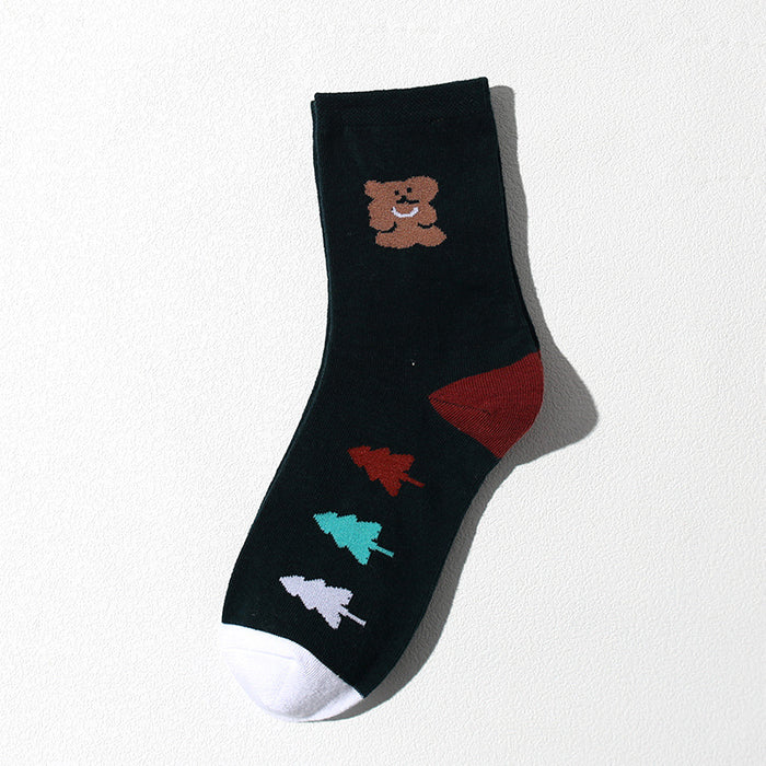 Wholesale Socks cotton tube new cartoon versatile cute cotton socks