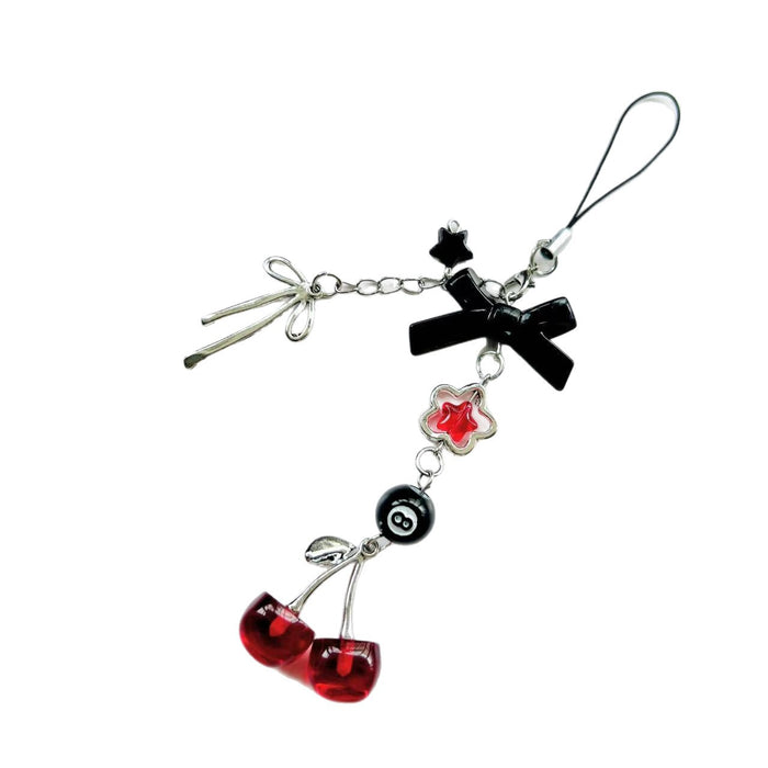 Wholesale Personalized Cherry Bow Mobile Phone Chain Pendant Pendant