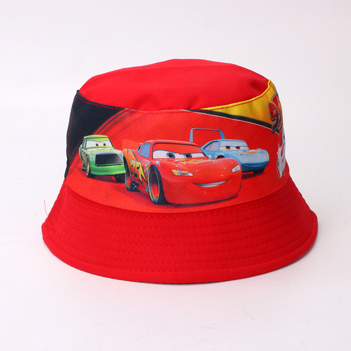 Wholesale Anime cartoon children's basin hat boy car fisherman hat