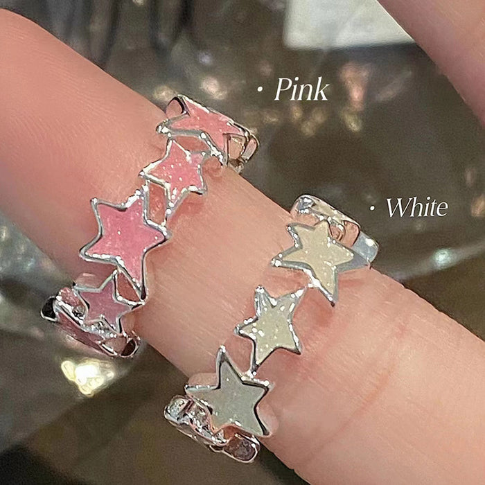 Wholesale Multi colored finger ring with simple and versatile options