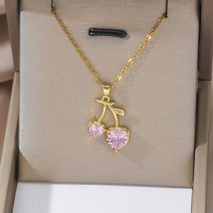 Wholesale Necklace Colored Zircon 26 English Letter Pendant Fashion Letter Pendant Jewelry