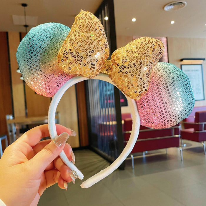 Wholesale hair accessories face wash cute funny mermaid cartoon headband headdress