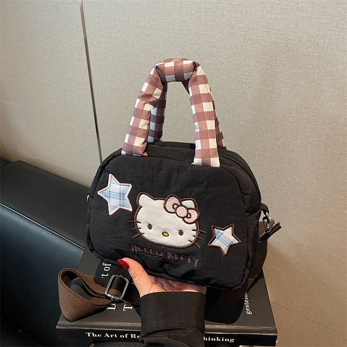 Wholesale Cute embroidered cartoon large capacity shoulder bags