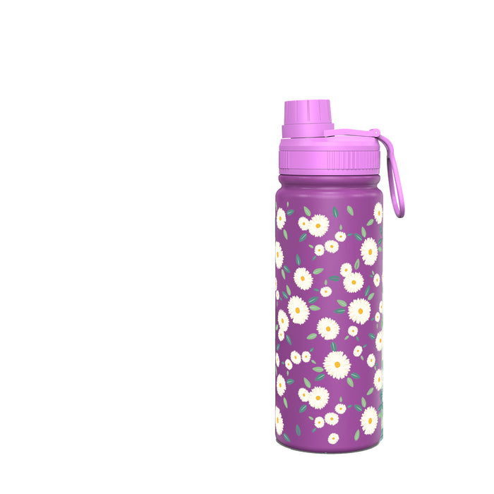 Wholesale Purple Space Pot Thermos Cup Stainless Steel Sports Fruit Print Cartoon Portable Travel Water Cup