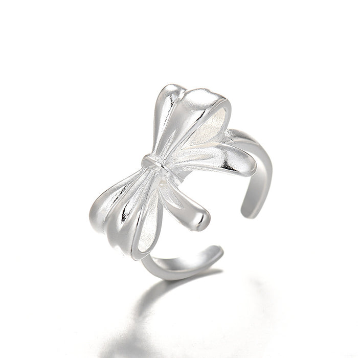 Wholesale Butterfly ring, niche, light luxury, high-end, versatile ring, open index finger ring