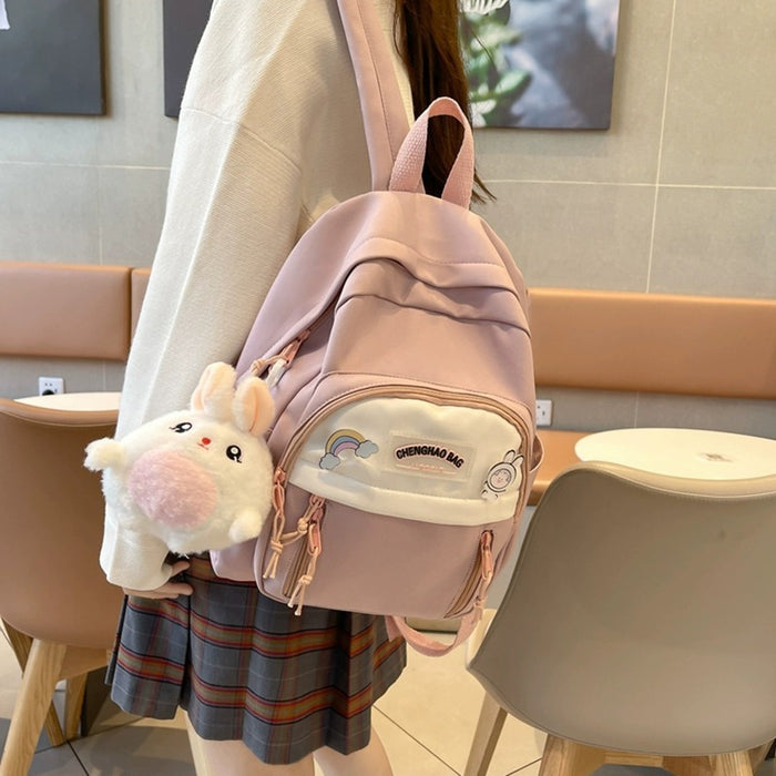 Wholesale Girls' backpack travel Children's shoulder bag primary school girl's small schoolbag