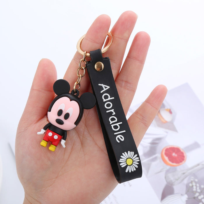 Wholesale Cute Cartoon Soft Rubber Doll Keychain JDC-KC-BoYue007