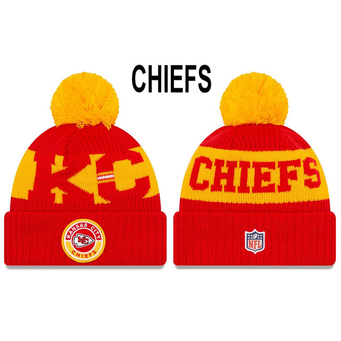 Wholesale Wool Knitted Hat Rugby Game Hat Sports Big Letter Warm Hat