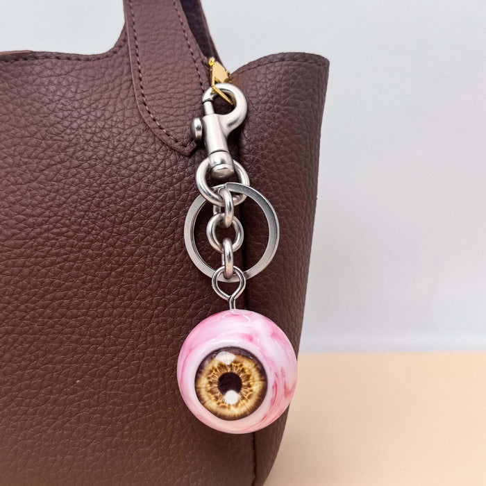 Wholesale Resin evil eye keychains
