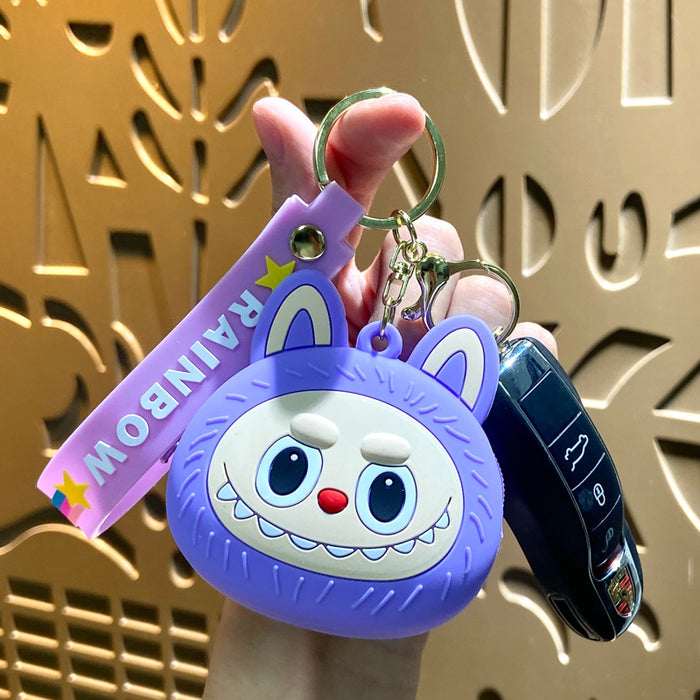 Wholesale Cartoon Cute Rab Coin Purse Keychain
