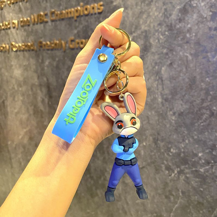 Wholesale Creative keychain, cute car keychain, men's and women's bag, couple's small pendant