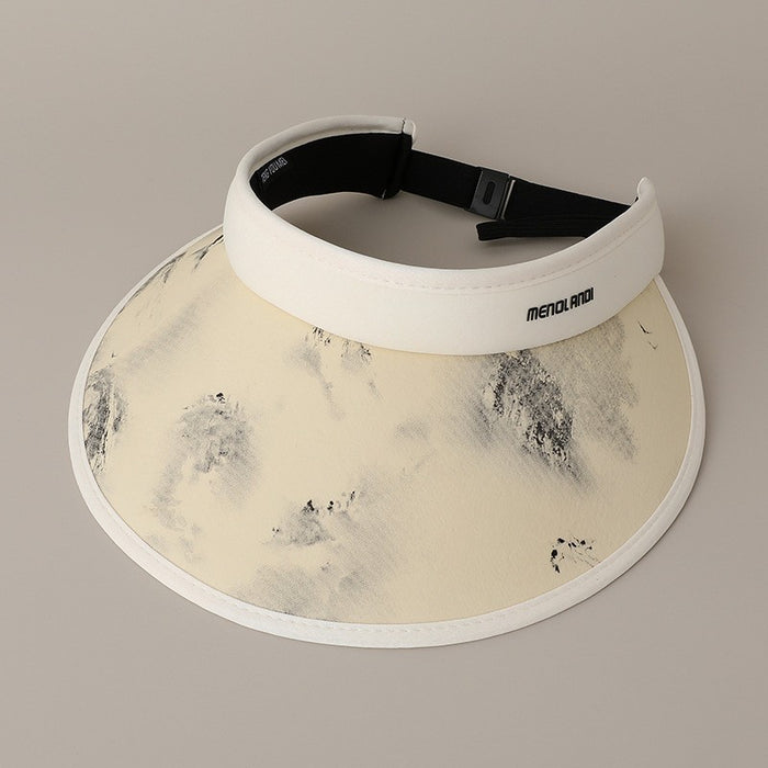 Wholesale Edge wrapped large eave sunshade, sun protection, empty top hat, UV resistant sun hat