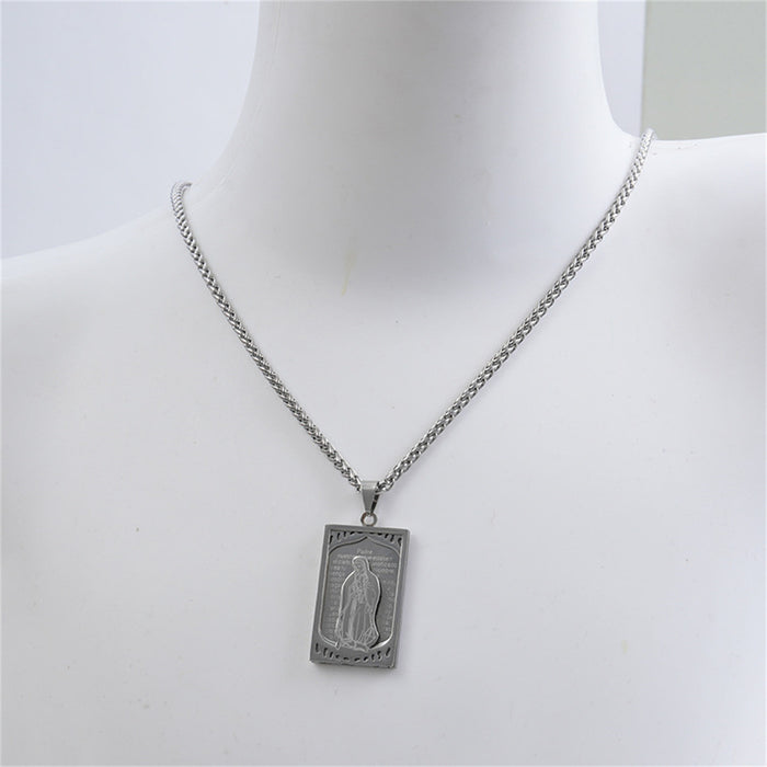 Wholesale Stainless steel square pendant