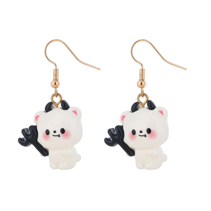 Wholesale  series witch,  pumpkin ghost bat and skull earrings