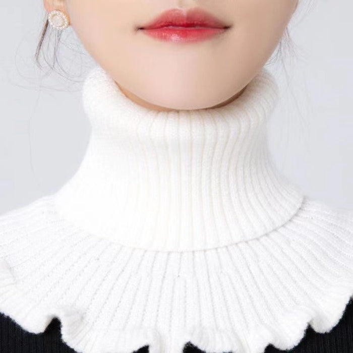 Wholesale All-match Fake collar high collar neck guard fake collar new autumn and winter windproof knitted warm neck cover