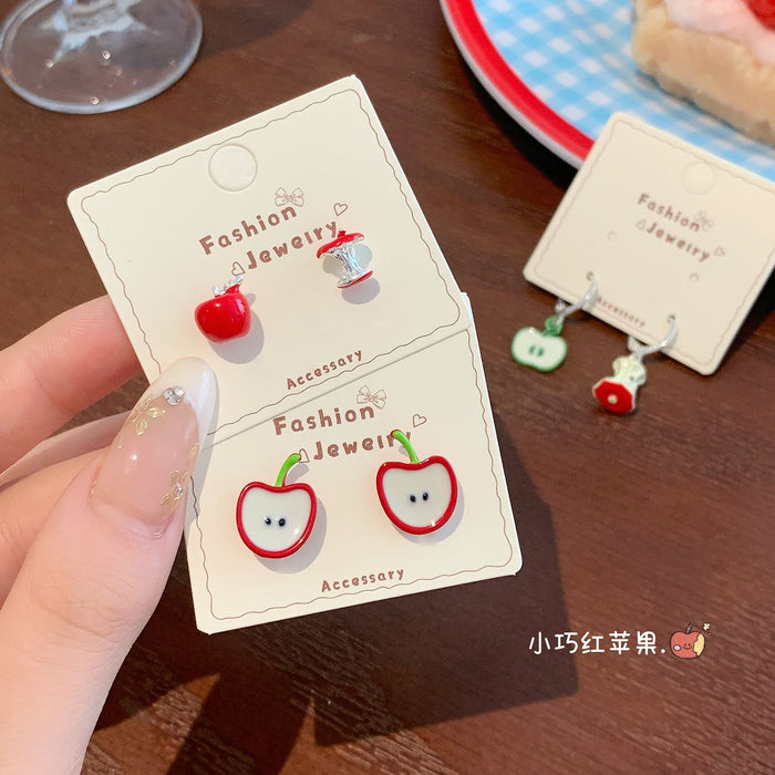 Wholesale Cute Red Earrings Studs Set for Everyday Jewelry Accessory