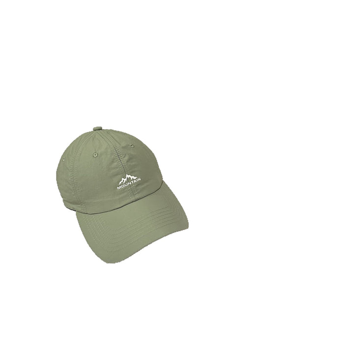Wholesale Quick drying baseball cap, lightweight offset printed small letter outdoor sun hat, casual sun protection duckbill cap