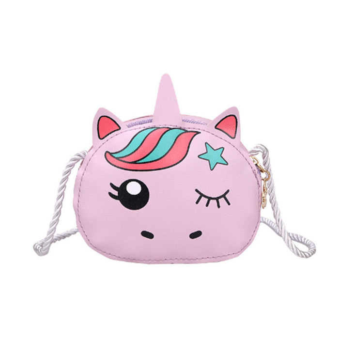 Wholesale New children's bag crossbody bag girl cute cartoon fashion shoulder bag change bag