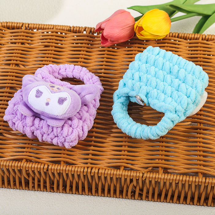 Wholesale Handmade woven coin purse keychain pendant, mini storage bag, headphone bag hanging decoration