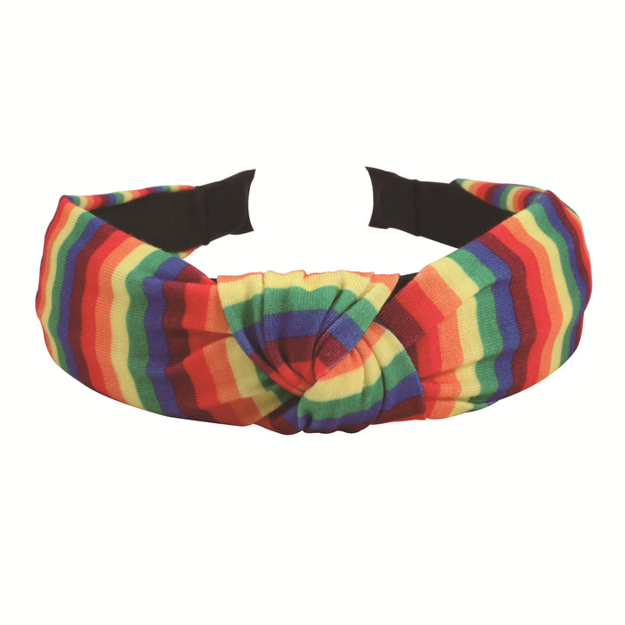 Wholesale Rainbow Pattern Fabric Headband JDC-HD-Xiny006