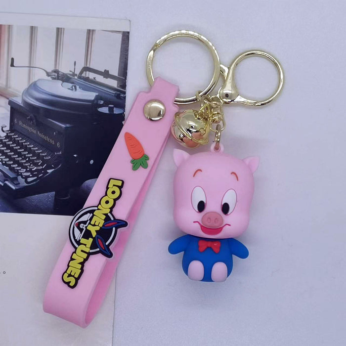Wholesale Cartoon doll rabbit brother Duck Key Chain pendant bag car key chain accessories gift