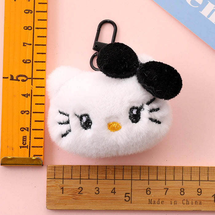 Wholesale Cute cartoon plush doll brooch keychain