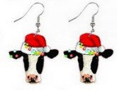 Wholesale Acrylic Christmas Cartoon Christmas Tree Earrings JDC-ES-Qiany008