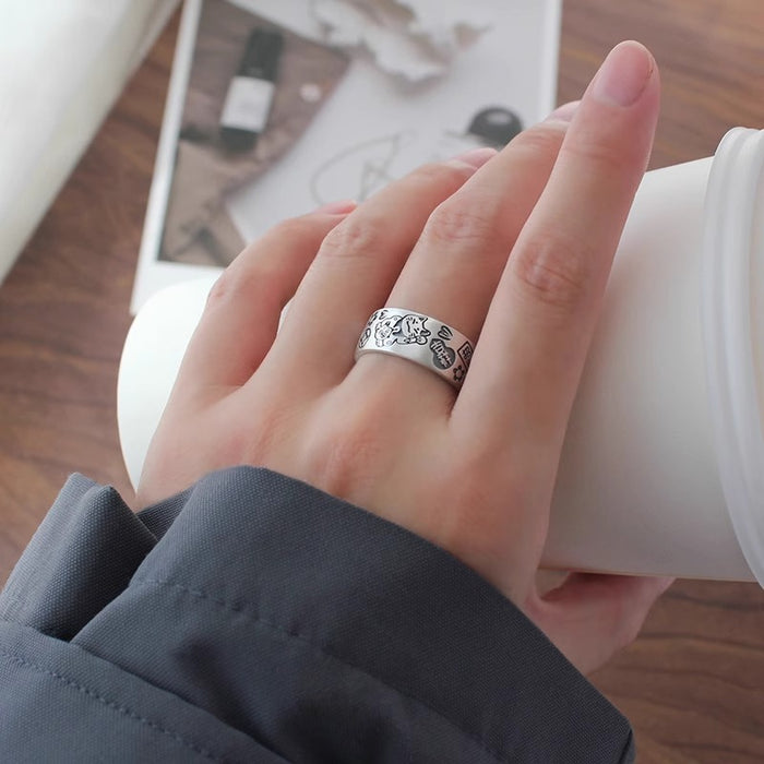 Wholesale Ring, niche, high-end, adjustable opening, index finger ring